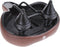 Selle Comfort Zadel Fietszadel - Retro Medium - Bruin met hangveren -