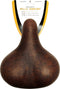 Selle Comfort Zadel Fietszadel - Retro Medium - Bruin met hangveren -