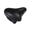 Selle Comfortabel fietszadel - gel - unisex - met strop - zwart - 22x25 cm