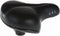 Selle Comfortabel fietszadel - gel - unisex - met strop - zwart - 22x25 cm