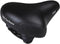 Selle Comfortabel fietszadel - gel - unisex - met strop - zwart - 22x25 cm