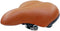 Selle Comfortabel fietszadel - groot zitvlak - dikke vulling - grote veren - bruin