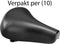 Selle Comfortabel fietszadel - met vering - zwart - 22x25 cm - unisex