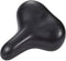Selle Geveerd fietszadel - Unisex - Comfortabel - Zwart - 24x27 cm