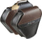 Selle Monte Grappa Fashion Dubbele Fietstas - Kunstleer - 33 Liter - Zwart / Donkerbruin