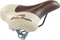 Selle Monte Grappa Fashion - Fietszadel - Met veer - Donkerbruin / Cream / Wit
