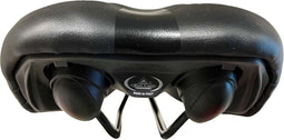 Selle Monte Grappa Zadel Asola 6200 gel stalen rail zwart