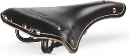 Selle Monte Grappa Zadel Oxford Club Sport Leer 28 Cm Zwart