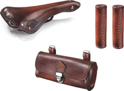 Selle Monte Grappa Zadelset Charleston Sporting Leer Bruin 3-delig