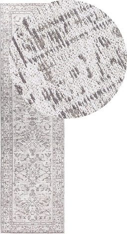 SELLIK - Loper - Beige - 80 x 300 cm - Katoen