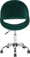 SELMA - Bureaustoel - Groen - Fluweel