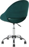 SELMA - Bureaustoel - Groen - Fluweel