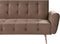 SELNES - Slaapbank 3-zits - Bruin - Fluweel