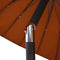 vidaXL - Parasol - met - aluminium - paal - 270 - cm - terracottakleurig