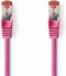 Nedis CAT6 Netwerkkabel - RJ45 Male - RJ45 Male - S/FTP - 5.00 m - Rond - LSZH - Roze - Polybag