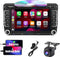 SEMAITU - 2 DIN 7 Inch Touchscreen VW Autoradio - Compatibel met CarPlay en Android Auto