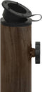 vidaXL - Parasolvoet - 45x45x30 - cm - gietijzer - bronskleurig
