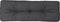 vidaXL - Palletkussen - 120x40x12 - cm - stof - antracietkleurig