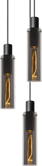 Lucide ORLANDO - Hanglamp - Ø 32 cm - 3xE27 - Fumé