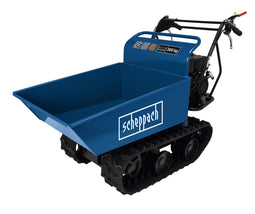 Scheppach DP4000 - Gemotoriseerde Kruiwagen - 300 kg laadvermogen - Rupsbanden - 710 mm breed