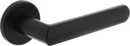 Intersteel Deurkruk Sora met rozet ø49x7 mm mat zwart