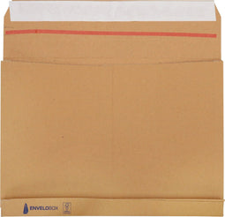 SendProof® Envelop | envelobox | 350x250mm | tearstrip | golfkarton | bruin | 50 stuks