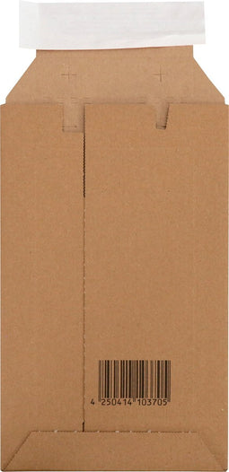 SendProof® Envelop | verzendenvelop | 250x150mm | DVD | strip | golfkarton | bruin | 100 stuks