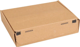 SendProof® Postpakketdoos | golfkarton | 192x155x43mm | bruin | 20 stuks
