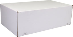 SendProof® Postpakketdoos | golfkarton | 385x225x130mm | gestanst | wit | 25 stuks