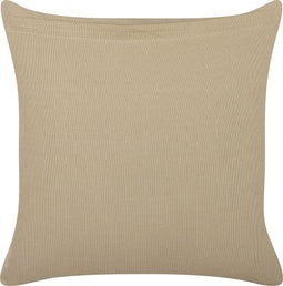 SENECIO - Sierkussen - Beige - 45 x 45 cm - Katoen