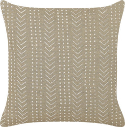 SENECIO - Sierkussen set van 2 - Beige - 45 x 45 cm - Katoen