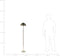 SENETTE - Staande lamp - Goud - Staal