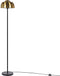 SENETTE - Staande lamp - Zwart/Goud - Staal