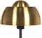 SENETTE - Tafellamp - Zwart/Goud - Metaal