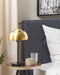 SENETTE - Tafellamp - Zwart/Goud - Metaal
