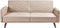 SENJA - Slaapbank 3-zits - Lichtbruin - Kunstlinnen