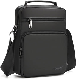 Schoudertas heren – crossbody tas – slingbag - zwart - anti diefstal - waterafstotend - 20x7x27cm