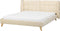SENLIS - Tweepersoonsbed - Beige - 160 x 200 cm - Fluweel