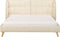 SENLIS - Tweepersoonsbed - Beige - 160 x 200 cm - Fluweel