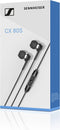 Sennheiser | CX 80 S | hoofdtelefoon/headset | Hoofdtelefoons In-ear 3,5mm-connector | Zwart