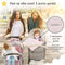 Sens Design Buggy kussen - voetenzak universeel - Jeans grijs