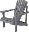 SenS-Line - Adirondack Jumbo Stoel - Vurenhout - Voor Buiten - L 77 x B 39 x H 90 cm - Grijs