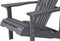 SenS-Line - Adirondack Jumbo Stoel - Vurenhout - Voor Buiten - L 77 x B 39 x H 90 cm - Grijs