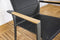 Sens-Line - Alberto Stapelstoel - Zwart - Aluminium - Set van 4