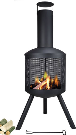Sens-Line - Asterix firepit - Zwart - Tuinhaard