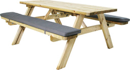 SenS-Line - Cushion For Picknick Tuinbank 180 Cm - Grijs
