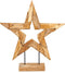 Sens-Line - Decoratie Ster met Standaard - Teakhout - 62x12x68cm