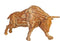 SenS-Line - Decoratief Standbeeld Bull - Teakhout - Bruin