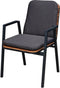 Sens-Line - Dexter Tuinstoel - Zwart - Acaciahout - Set van 4