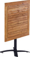 SenS-Line - Dorian Alu-teak Bistro Tuintafel 80cm - Bruin